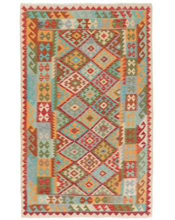 Vloerkleed Plat Geweven Kilim Afghan