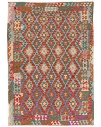 Vloerkleed Plat Geweven Kilim Afghan