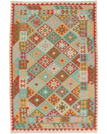 Vloerkleed Plat Geweven Kilim Afghan