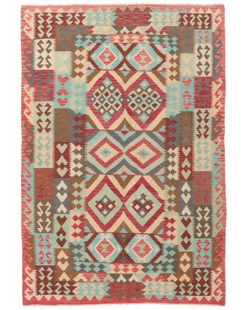 Vloerkleed Plat Geweven Kilim Afghan