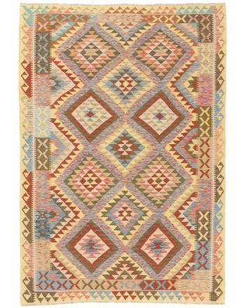 Vloerkleed Plat Geweven Kilim Afghan