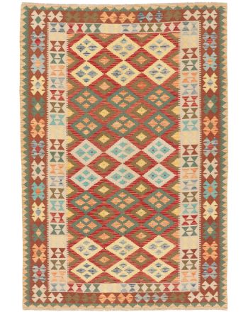 Vloerkleed Plat Geweven Kilim Afghan