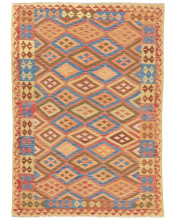 Vloerkleed Plat Geweven Kilim Afghan