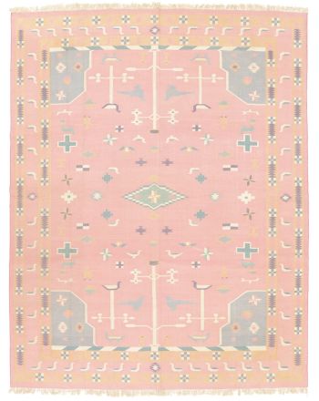 Vloerkleed Plat Geweven Kilim India