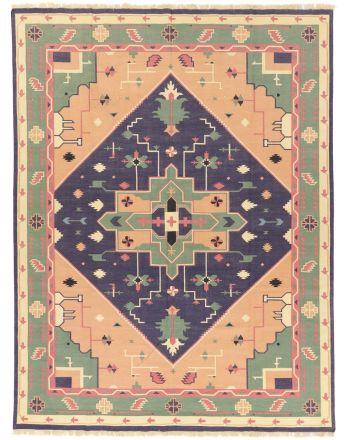 Vloerkleed Plat Geweven Kilim India