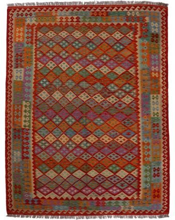 Vloerkleed Plat Geweven Kilim Afghan