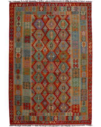 Vloerkleed Plat Geweven Kilim Afghan