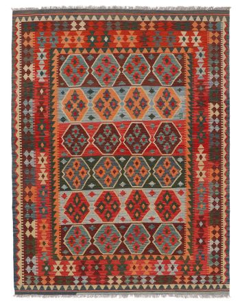 Vloerkleed Plat Geweven Kilim Afghan