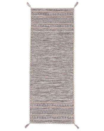 Vloerkleed Plat Geweven Kilim Azizi Loper Beige