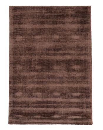 Viscose Vloerkleed Ava Donkerbruin