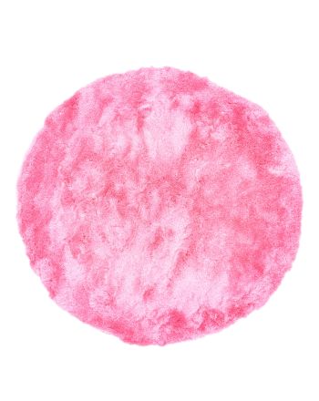 Hoogpolig Vloerkleed Breeze rond Roze