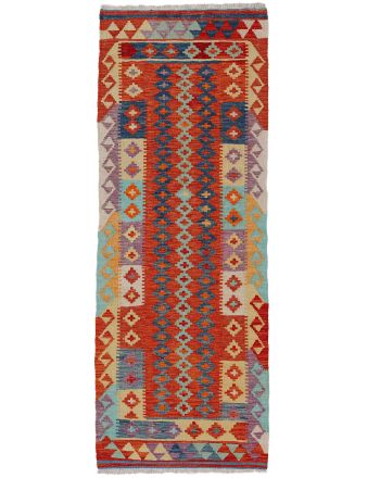 Vloerkleed Plat Geweven Kilim Afghan