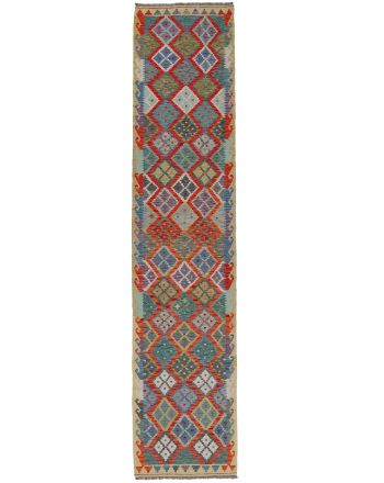 Vloerkleed Plat Geweven Kilim Afghan