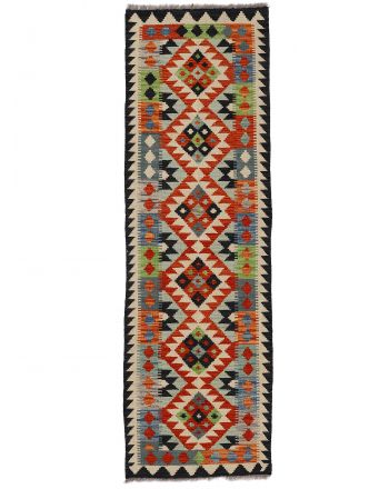 Vloerkleed Plat Geweven Kilim Afghan