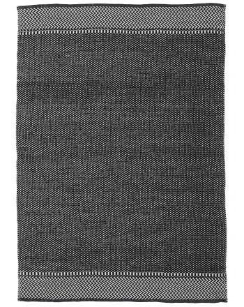 In- & Outdoor Vloerkleed gerecycled materiaal Zwart