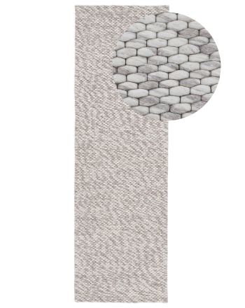 Wollen Vloerkleed Sina Loper Beige