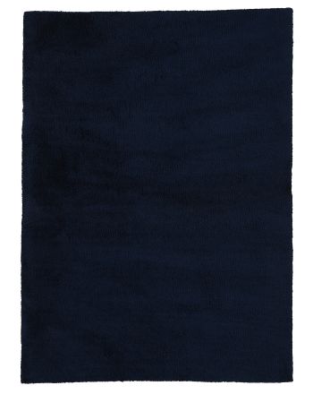 Hoogpolig Vloerkleed Silky Blauw