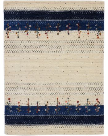 Wollen Vloerkleed Loom Lori Blauw