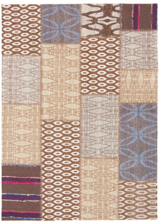 Vloerkleed Plat Geweven Kilim Patchwork