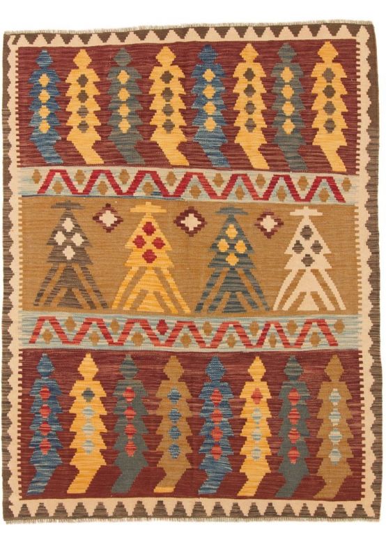 Vloerkleed Plat Geweven Kilim Afghan