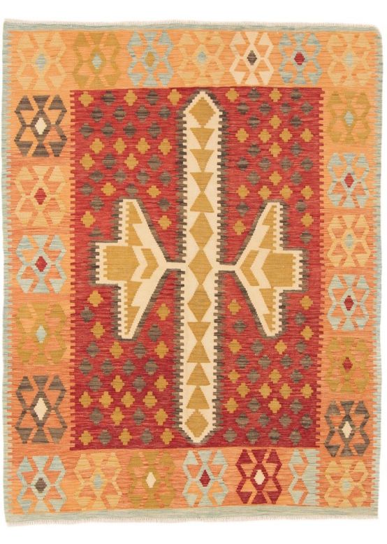 Vloerkleed Plat Geweven Kilim Afghan