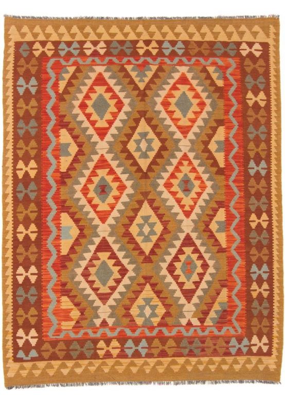 Vloerkleed Plat Geweven Kilim Afghan