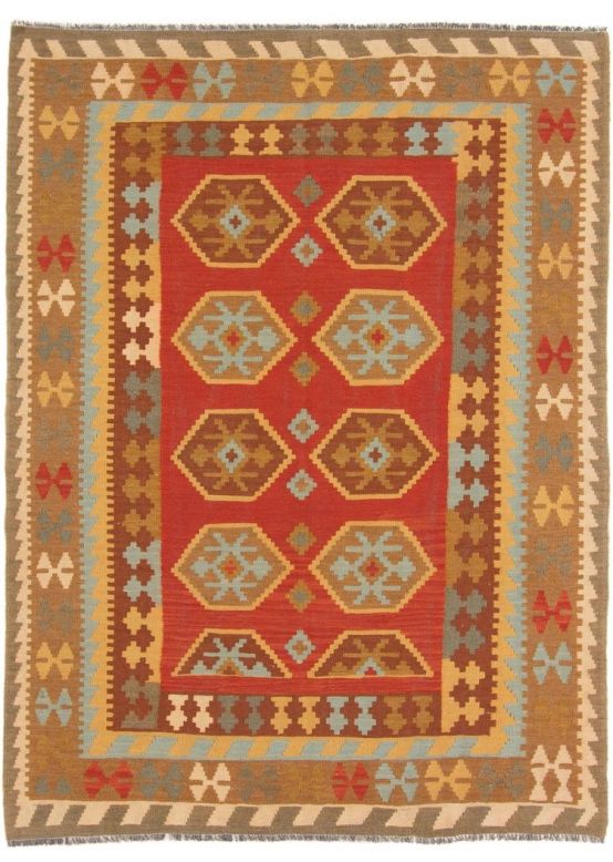 Vloerkleed Plat Geweven Kilim Afghan