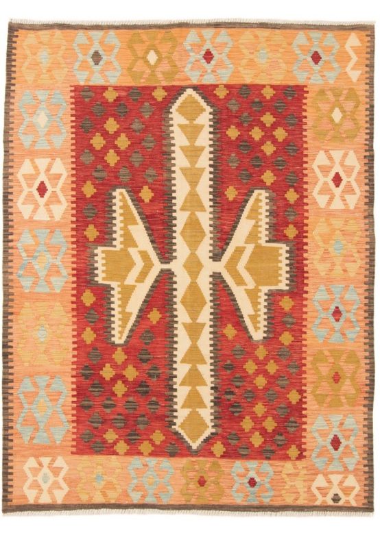 Vloerkleed Plat Geweven Kilim Afghan