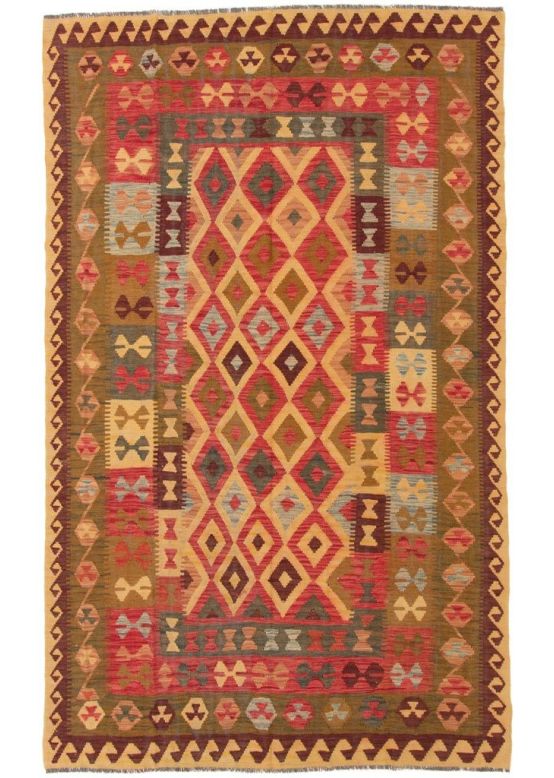 Vloerkleed Plat Geweven Kilim Afghan