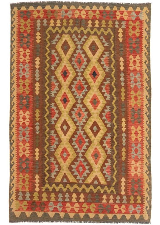 Vloerkleed Plat Geweven Kilim Afghan