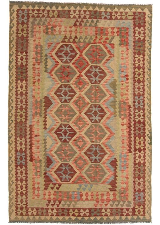 Vloerkleed Plat Geweven Kilim Afghan