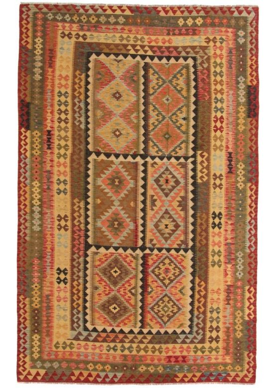 Vloerkleed Plat Geweven Kilim Afghan