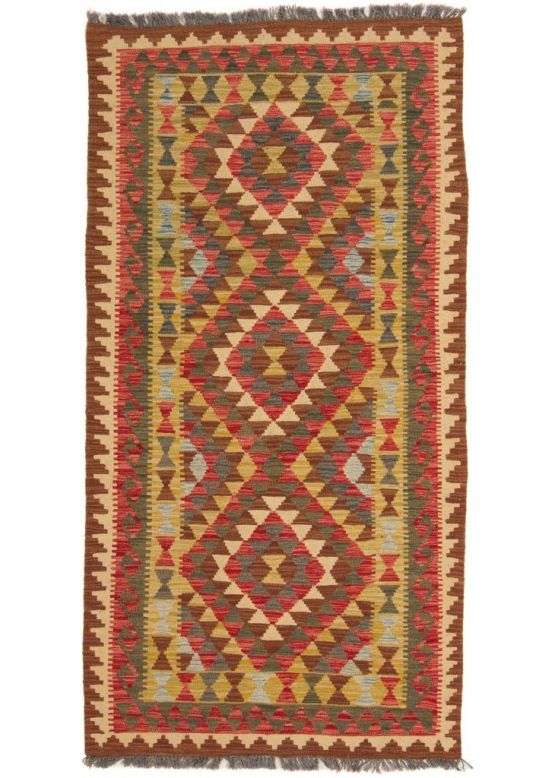 Vloerkleed Plat Geweven Kilim Afghan