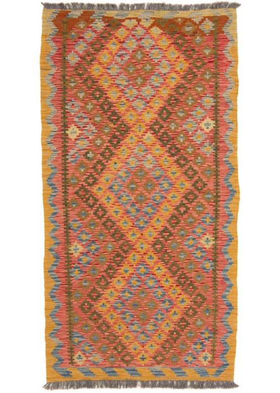 Vloerkleed Plat Geweven Kilim Afghan