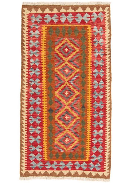 Vloerkleed Plat Geweven Kilim Afghan