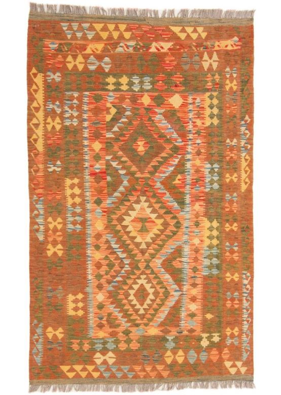 Vloerkleed Plat Geweven Kilim Afghan