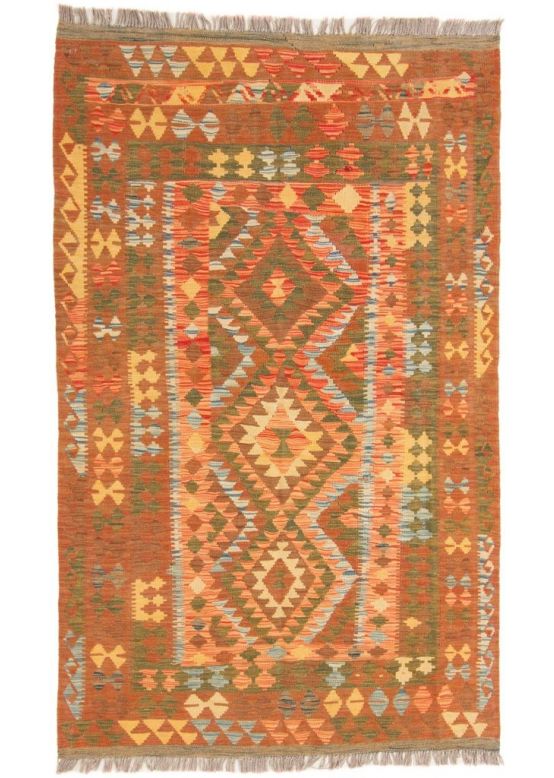 Vloerkleed Plat Geweven Kilim Afghan