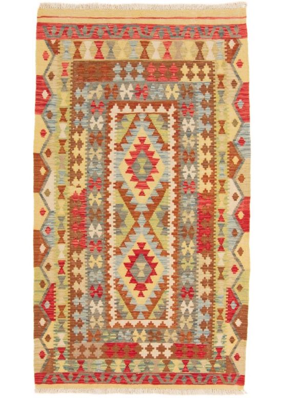 Vloerkleed Plat Geweven Kilim Afghan