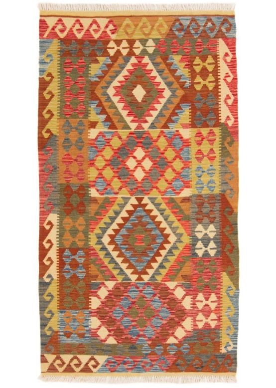 Vloerkleed Plat Geweven Kilim Afghan