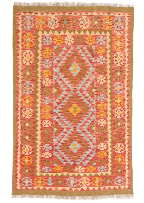 Vloerkleed Plat Geweven Kilim Afghan