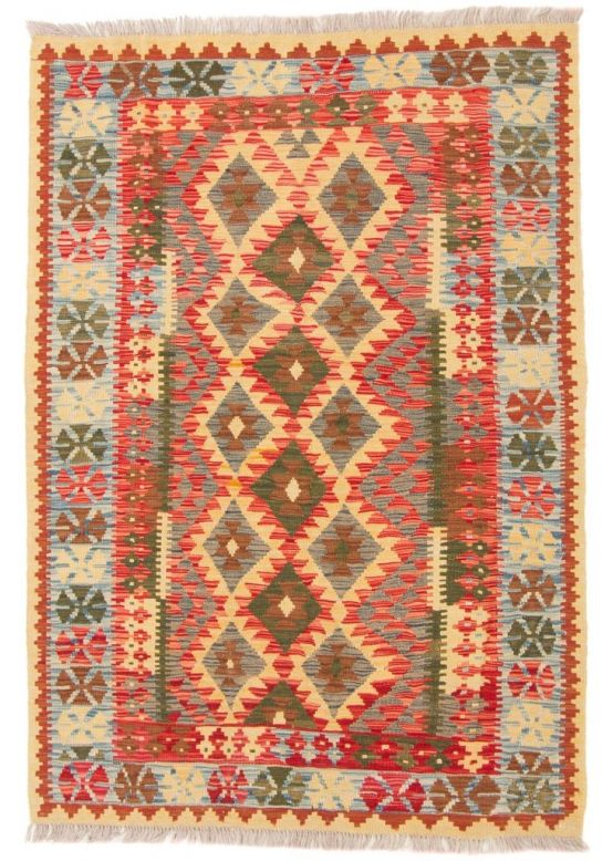 Vloerkleed Plat Geweven Kilim Afghan