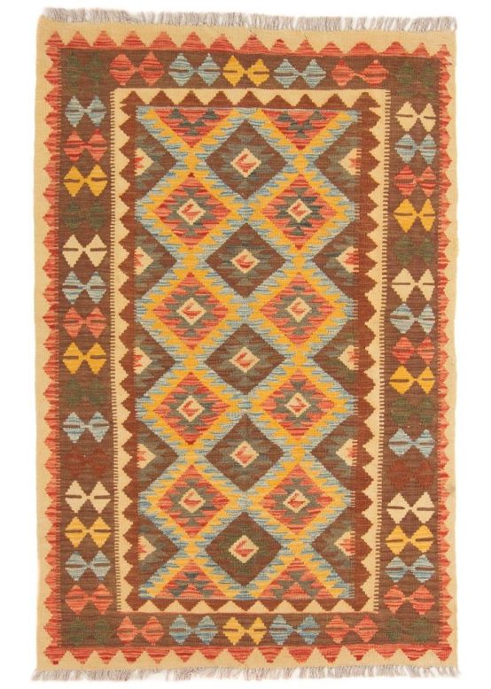 Vloerkleed Plat Geweven Kilim Afghan