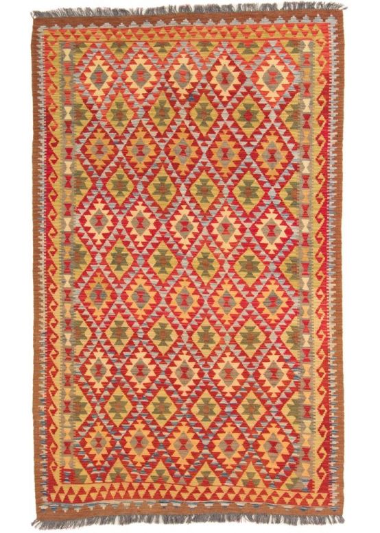 Vloerkleed Plat Geweven Kilim Afghan