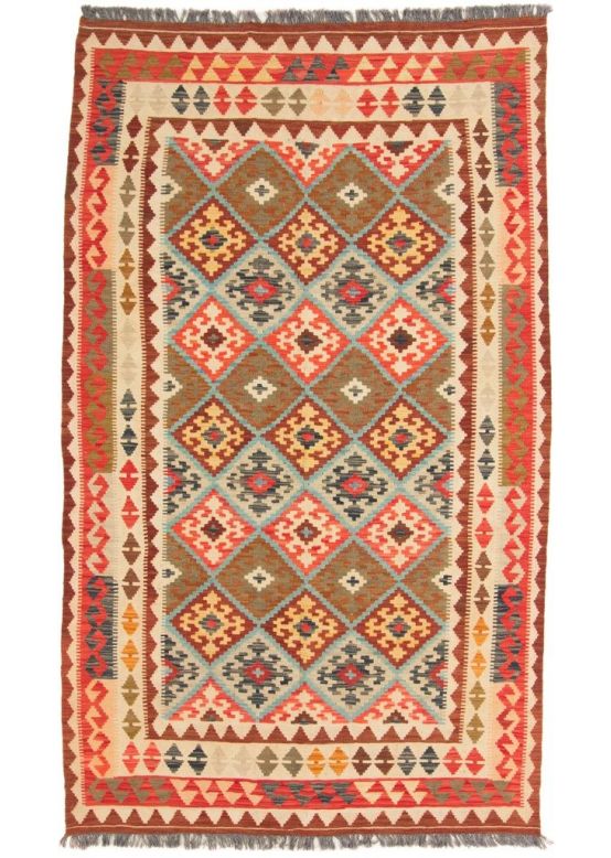 Vloerkleed Plat Geweven Kilim Afghan