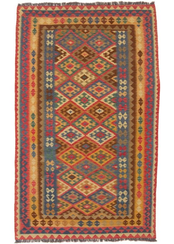 Vloerkleed Plat Geweven Kilim Afghan