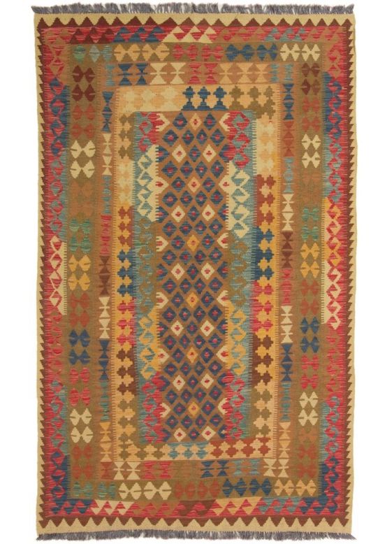 Vloerkleed Plat Geweven Kilim Afghan