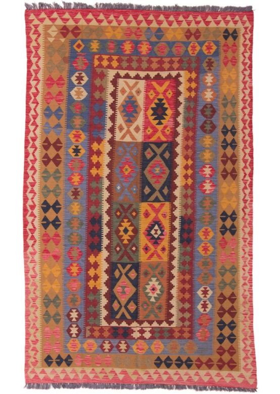 Vloerkleed Plat Geweven Kilim Afghan