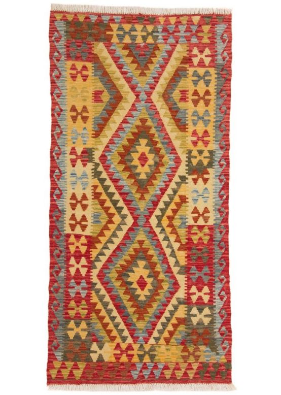 Vloerkleed Plat Geweven Kilim Afghan