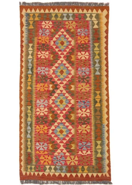 Vloerkleed Plat Geweven Kilim Afghan