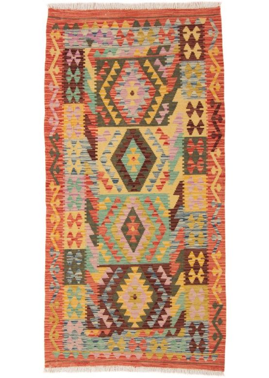 Vloerkleed Plat Geweven Kilim Afghan